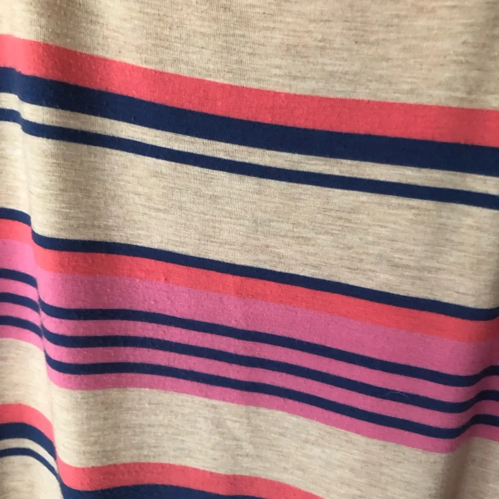 Striped Racerback Jersey Dress - Picture 2 of 5